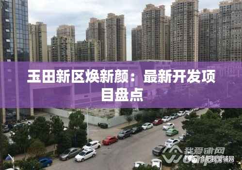 玉田新区焕新颜：最新开发项目盘点