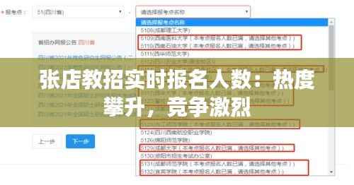 张店教招实时报名人数：热度攀升，竞争激烈