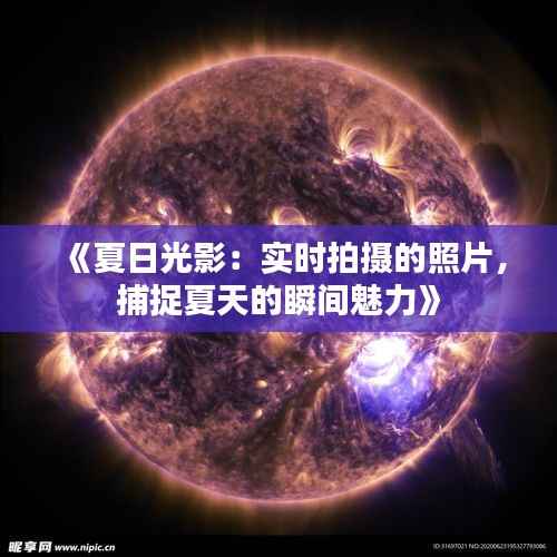 《夏日光影：实时拍摄的照片，捕捉夏天的瞬间魅力》