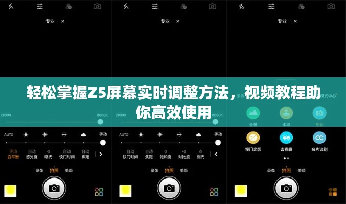 轻松掌握Z5屏幕实时调整方法，视频教程助你高效使用